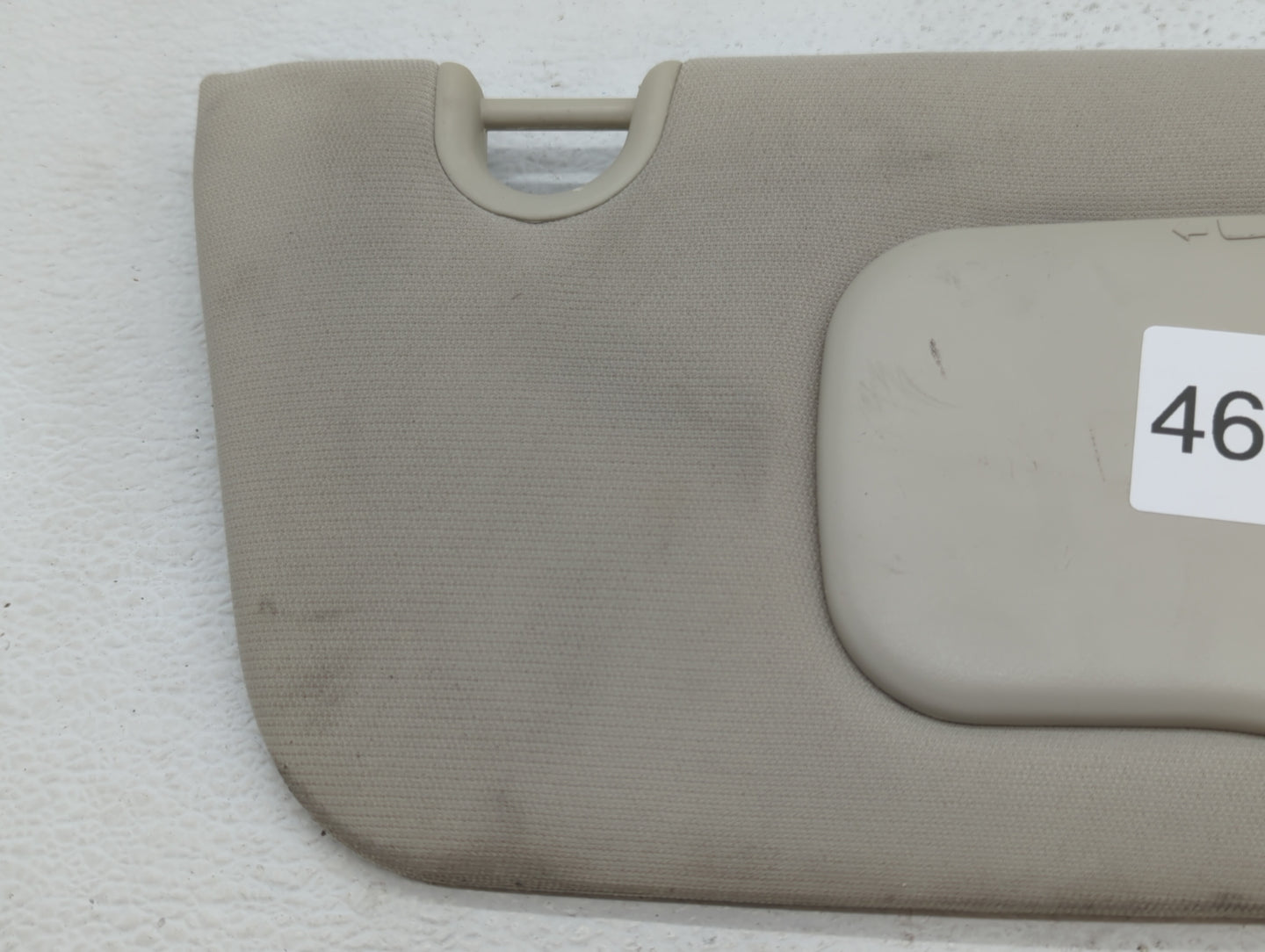 2009-2012 Dodge Caliber Sun Visor Shade Replacement Passenger Right Mirror Fits Fits 2009 2010 2011 2012 OEM Used Auto Parts