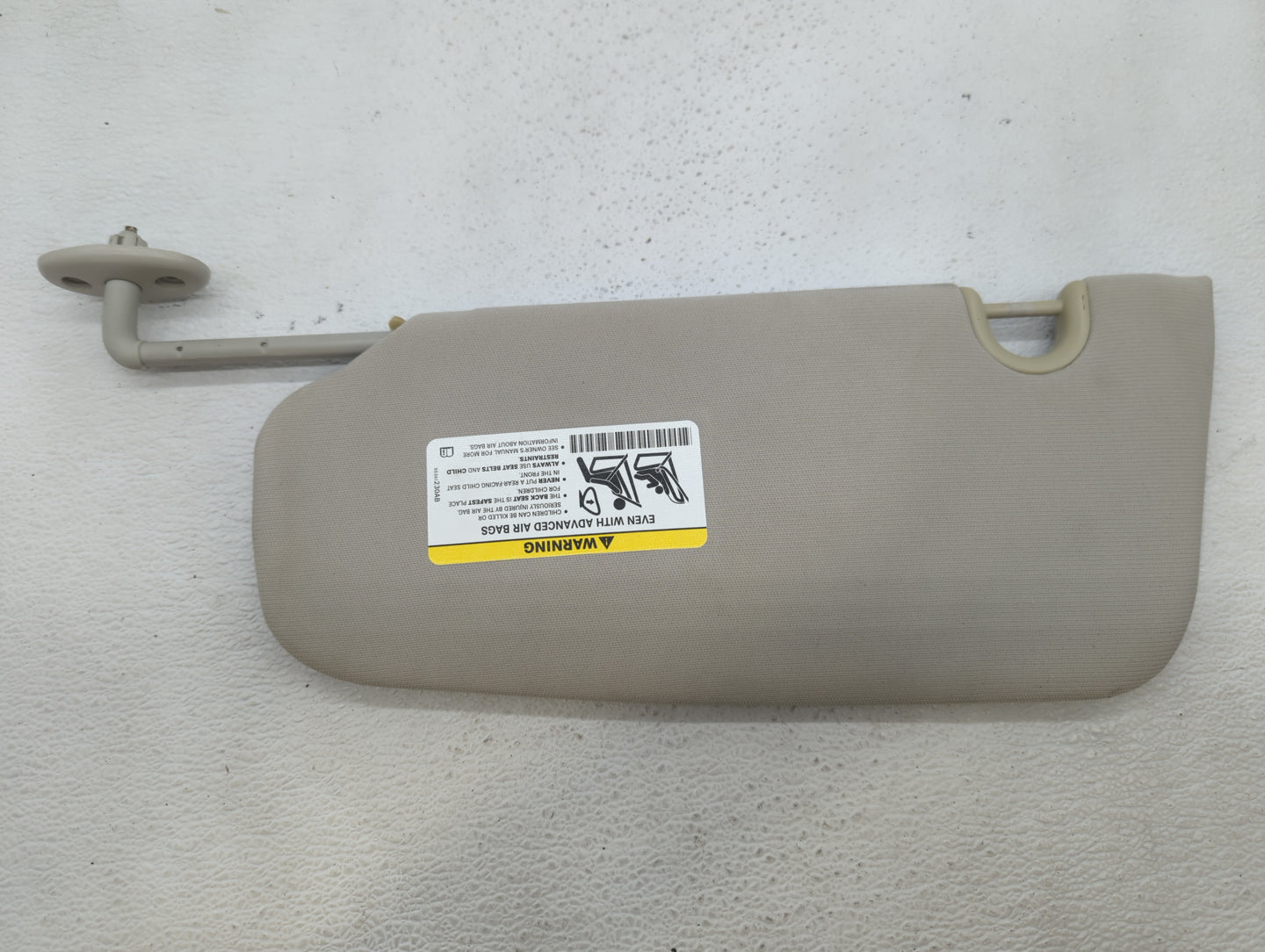 2009-2012 Dodge Caliber Sun Visor Shade Replacement Passenger Right Mirror Fits Fits 2009 2010 2011 2012 OEM Used Auto Parts