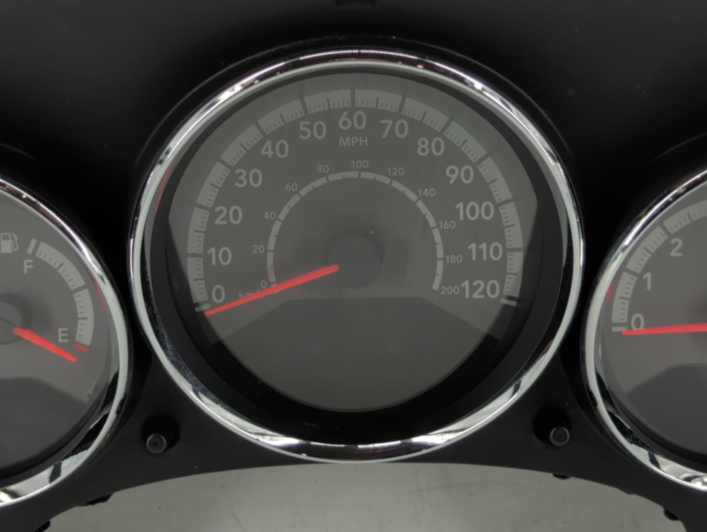 2011-2012 Dodge Caliber Instrument Cluster Speedometer Gauges P/N:68087324AB 68087324AC, 1JW581X9AB Fits Fits 2011 2012 OEM 