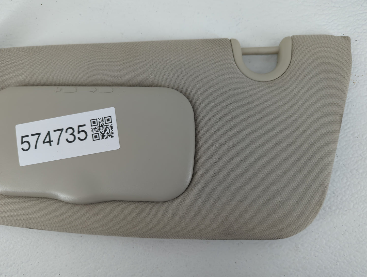 2009-2012 Dodge Caliber Sun Visor Shade Replacement Passenger Right Mirror Fits Fits 2009 2010 2011 2012 OEM Used Auto Parts