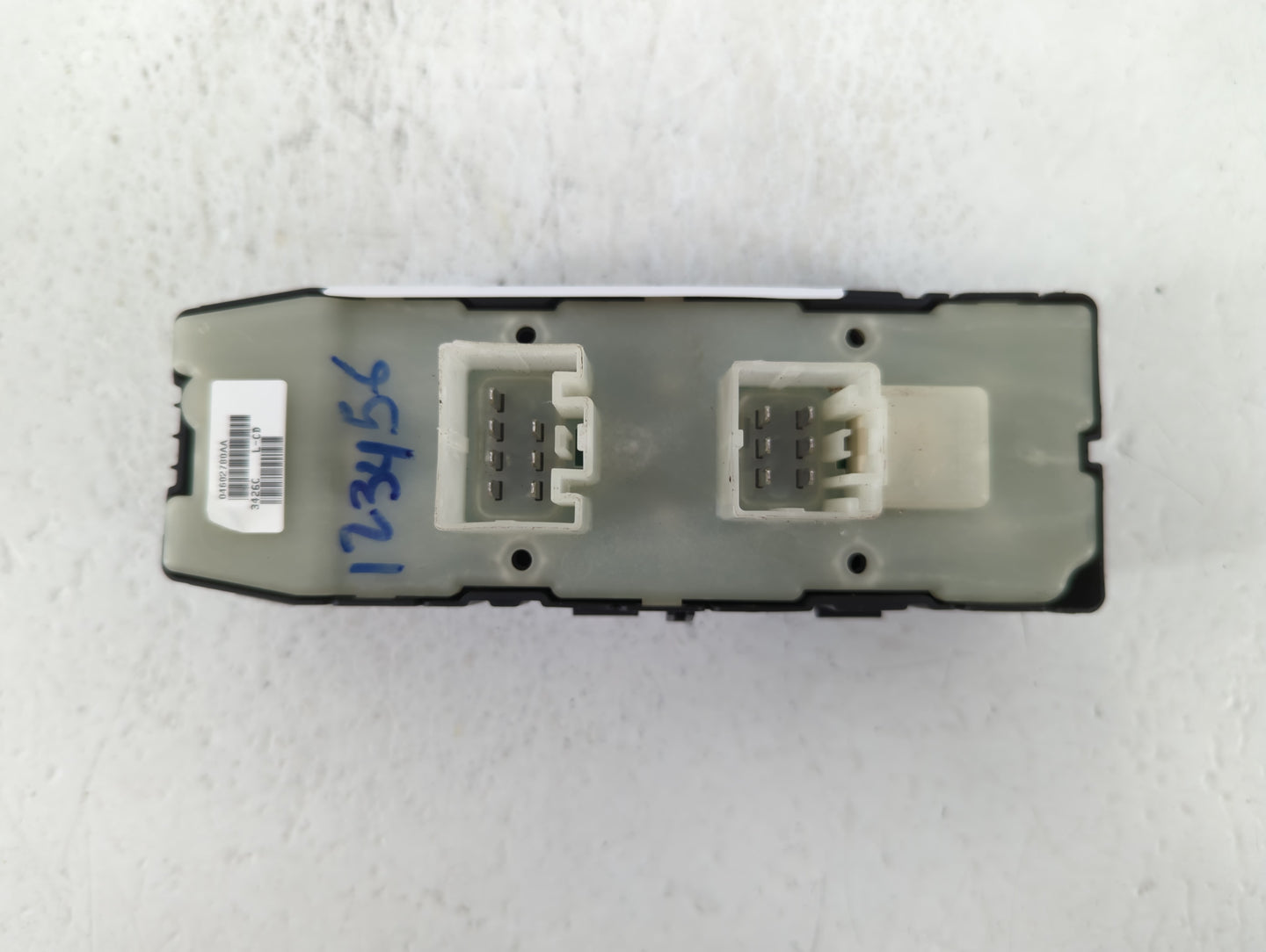 2011-2012 Dodge Caliber Master Power Window Switch Replacement Driver Side Left P/N:04602780AA Fits OEM Used Auto Parts - Oe