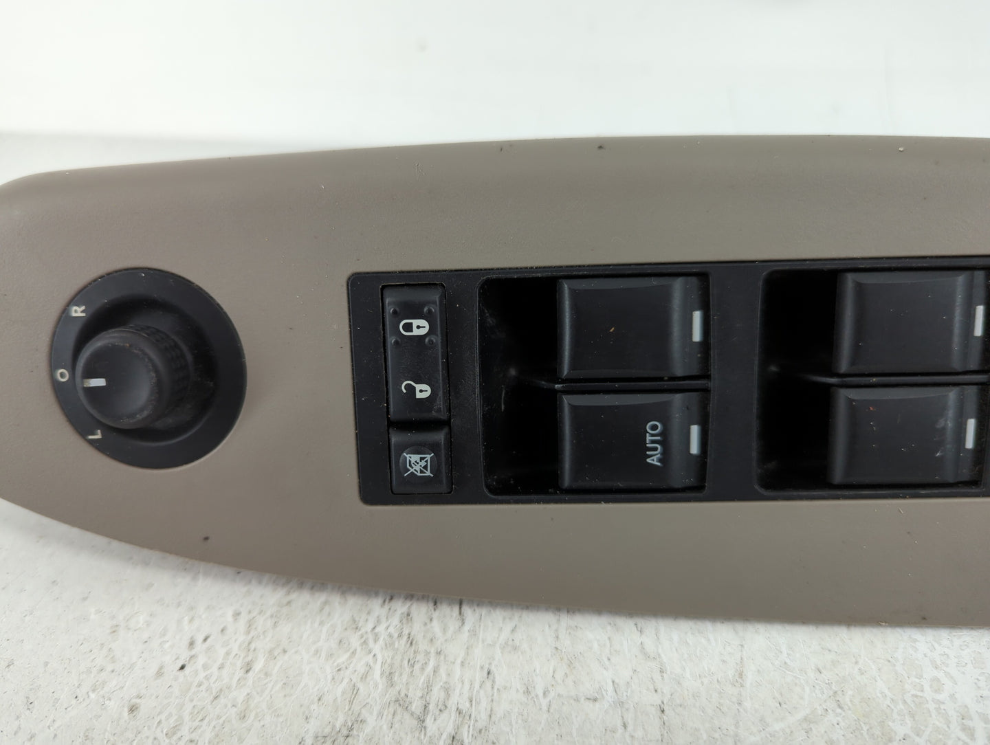 2011-2012 Dodge Caliber Master Power Window Switch Replacement Driver Side Left P/N:1571B L-CD 04602780AA Fits OEM Used Auto