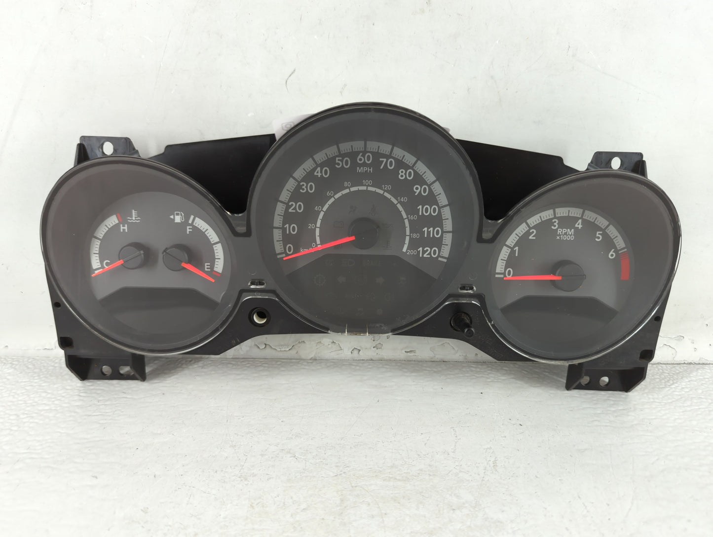 2011-2012 Dodge Caliber Instrument Cluster Speedometer Gauges P/N:P68087323AB Fits Fits 2011 2012 OEM Used Auto Parts - Oemu