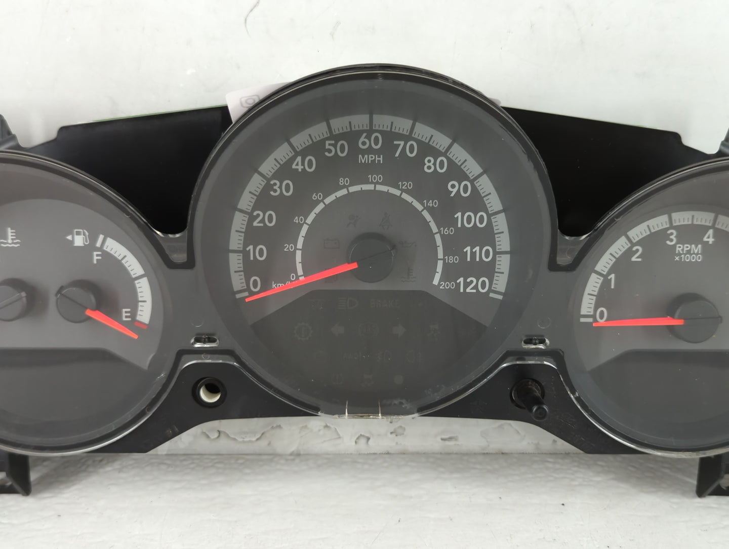 2011-2012 Dodge Caliber Instrument Cluster Speedometer Gauges P/N:P68087323AB Fits Fits 2011 2012 OEM Used Auto Parts - Oemu