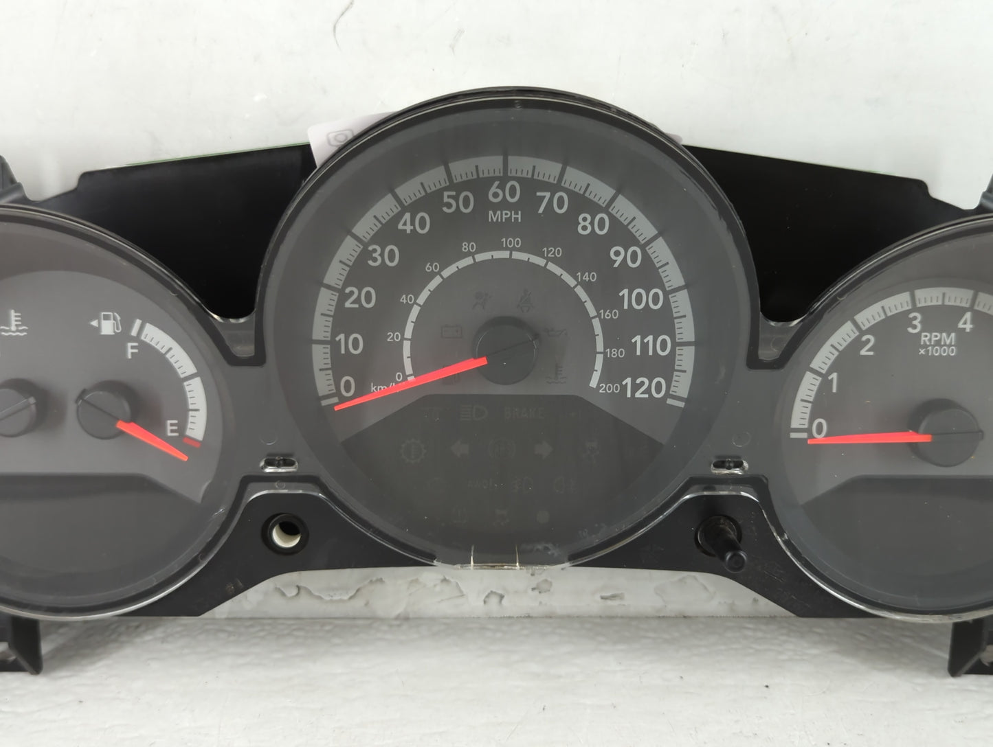 2011-2012 Dodge Caliber Instrument Cluster Speedometer Gauges P/N:P68087323AB Fits Fits 2011 2012 OEM Used Auto Parts - Oemu