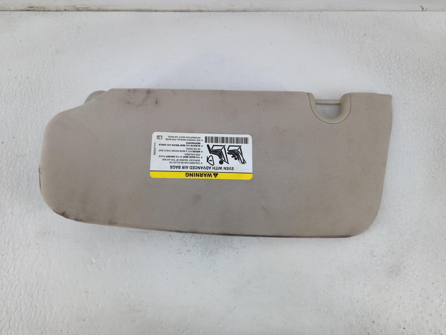 2009-2012 Dodge Caliber Sun Visor Shade Replacement Passenger Right Mirror Fits Fits 2009 2010 2011 2012 OEM Used Auto Parts