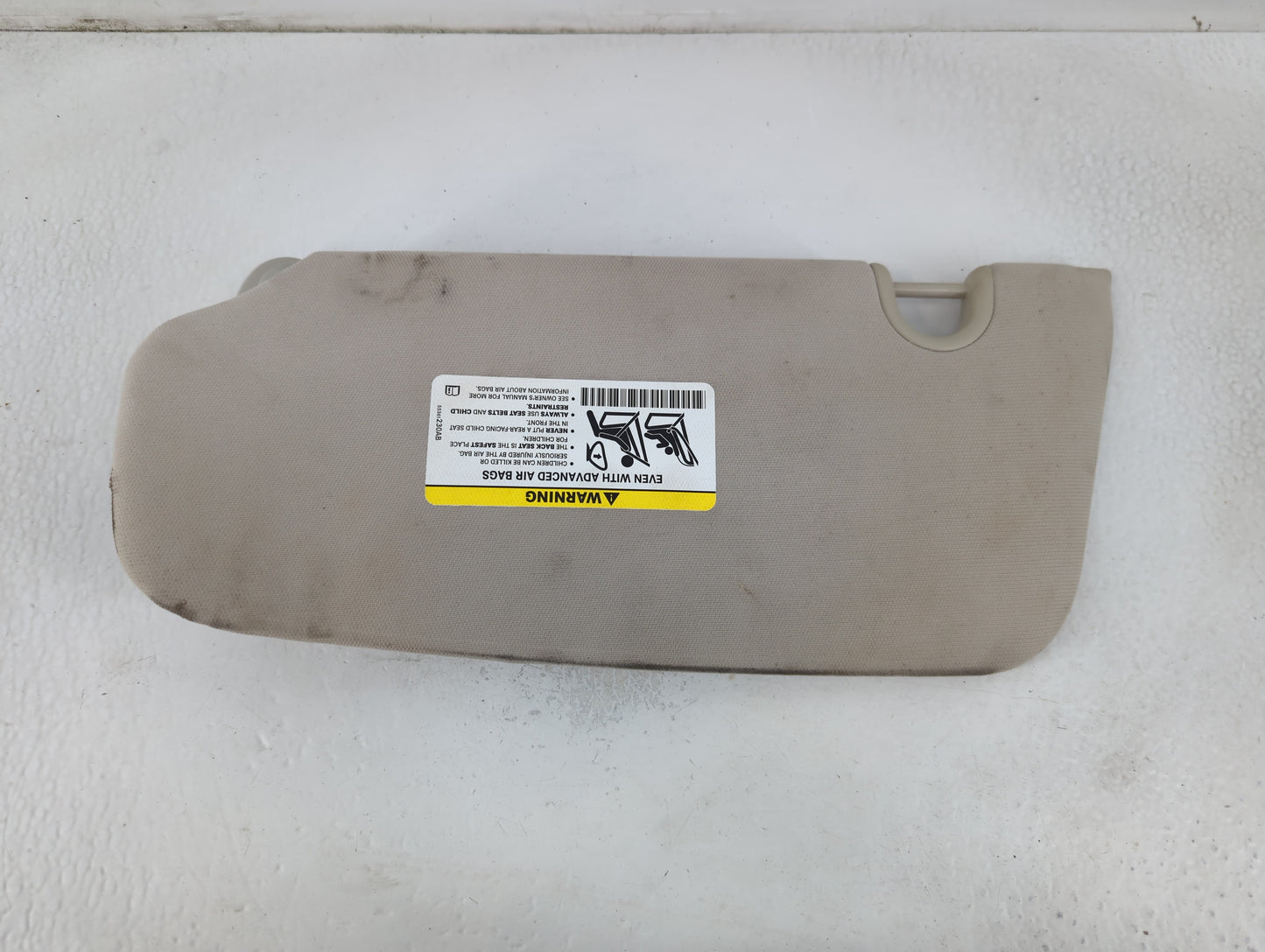 2009-2012 Dodge Caliber Sun Visor Shade Replacement Passenger Right Mirror Fits Fits 2009 2010 2011 2012 OEM Used Auto Parts