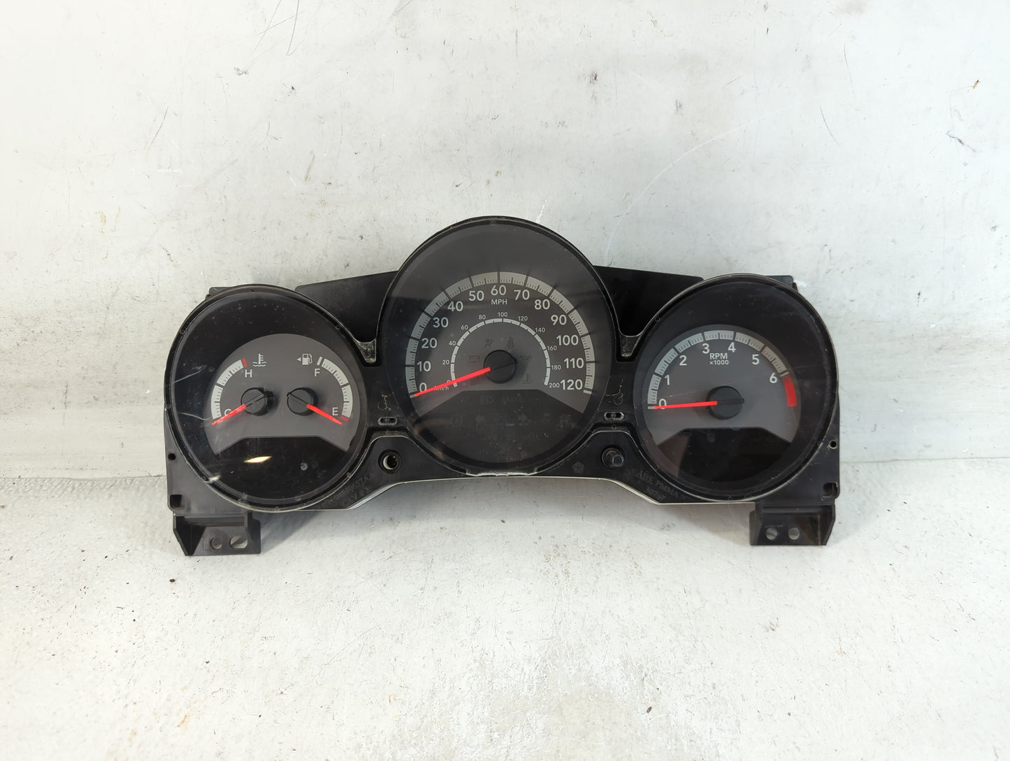 2011-2012 Dodge Caliber Instrument Cluster Speedometer Gauges P/N:P68087323AC Fits Fits 2011 2012 OEM Used Auto Parts - Oemu