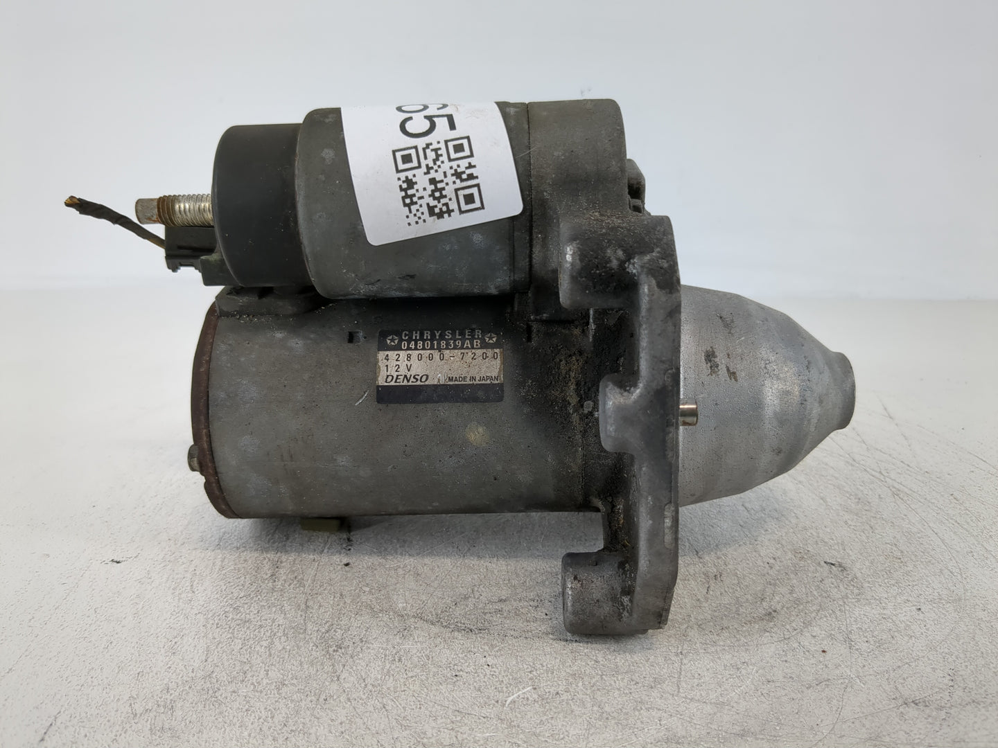 2011 Dodge Caravan Car Starter Motor Solenoid OEM P/N:428000-7200 Fits Fits 2012 2013 2014 2015 2016 2017 2018 2019 2020 202