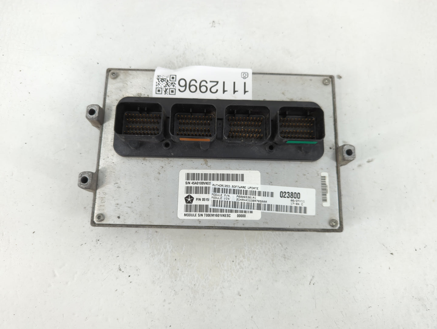 2011 Dodge Caravan PCM Engine Control Computer ECU ECM PCU OEM P/N:P68065361AI Fits OEM Used Auto Parts - Oemusedautoparts1.