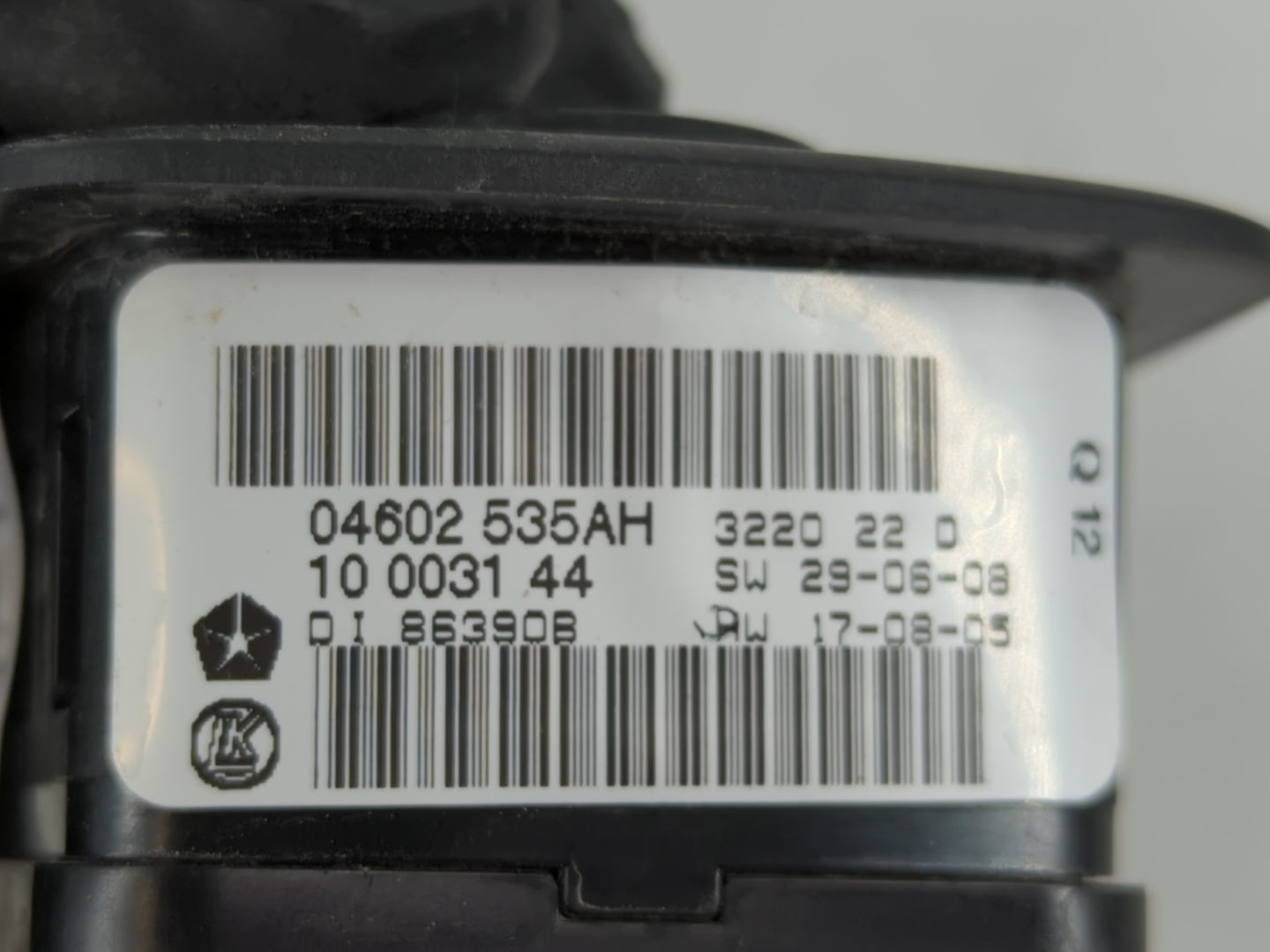 2011 Dodge Caravan Master Power Window Switch Replacement Driver Side Left P/N:04602535AH Fits Fits 2008 2009 2010 OEM Used 