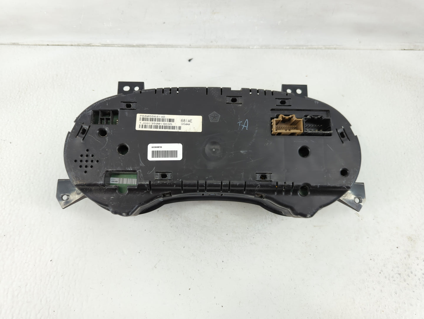 2011 Dodge Caravan Instrument Cluster Speedometer Gauges P/N:P68055681AE Fits OEM Used Auto Parts - Oemusedautoparts1.com