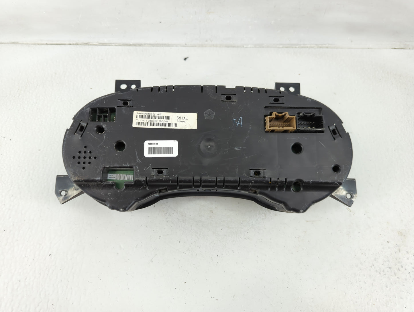 2011 Dodge Caravan Instrument Cluster Speedometer Gauges P/N:P68055681AE Fits OEM Used Auto Parts - Oemusedautoparts1.com