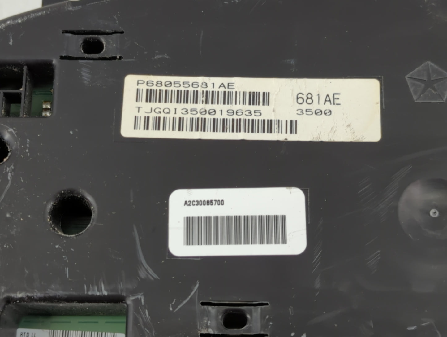 2011 Dodge Caravan Instrument Cluster Speedometer Gauges P/N:P68055681AE Fits OEM Used Auto Parts - Oemusedautoparts1.com