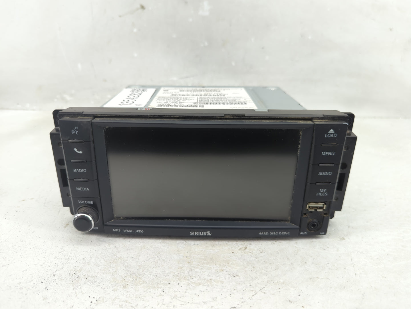 2011 Dodge Caravan Radio AM FM Cd Player Receiver Replacement P/N:P05064879AG Fits Fits 2008 2009 2010 2014 OEM Used Auto Pa