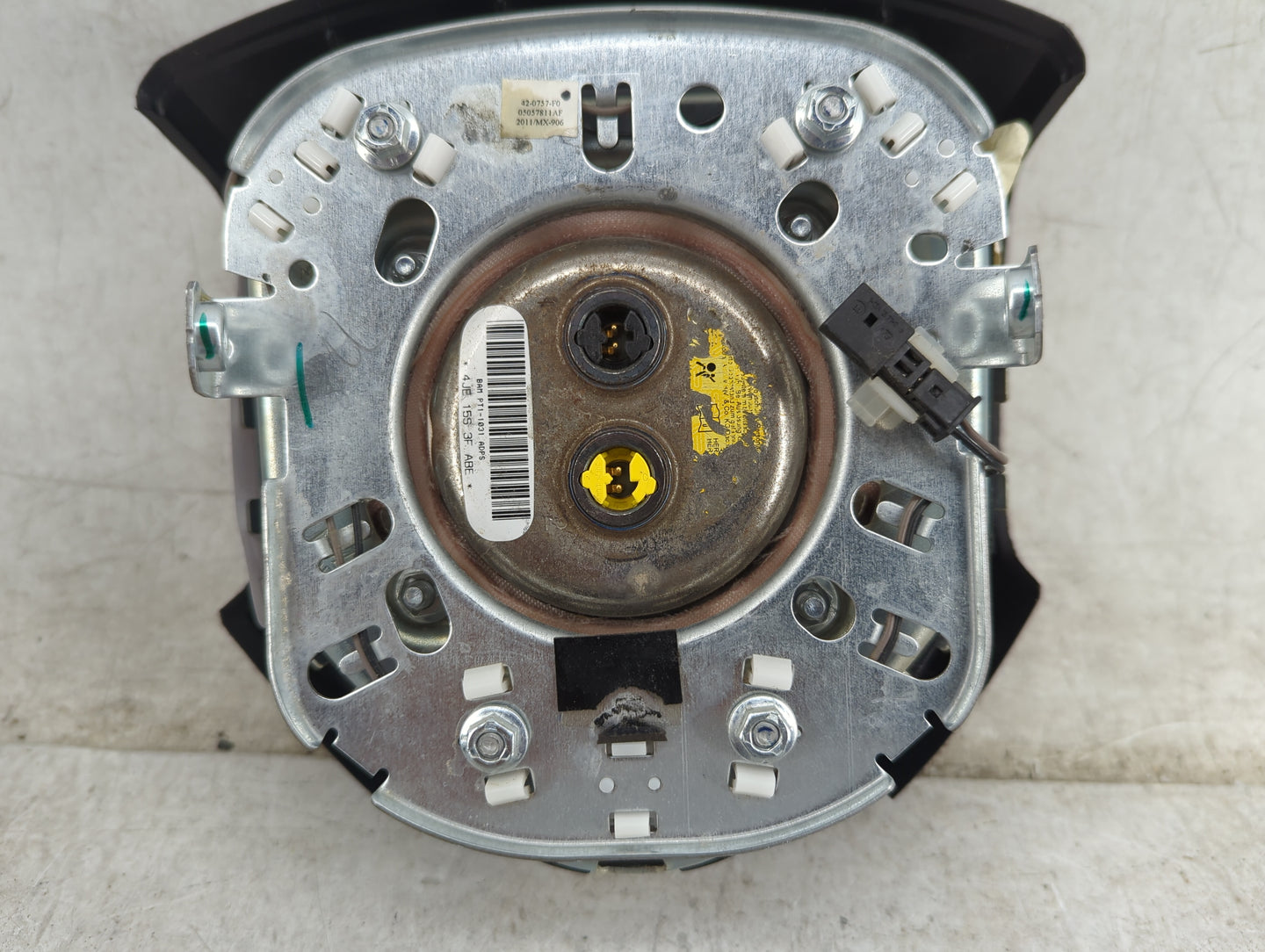 2011 Dodge Caravan Air Bag Driver Left Steering Wheel Mounted Black - Oemusedautoparts1.com