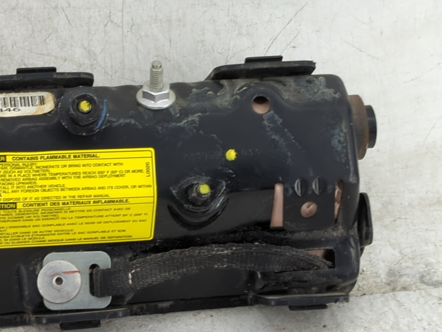 2011 Dodge Caravan Air Bag Driver Left Knee OEM P/N:TDKIT1241B2446 2449509 Fits OEM Used Auto Parts - Oemusedautoparts1.com