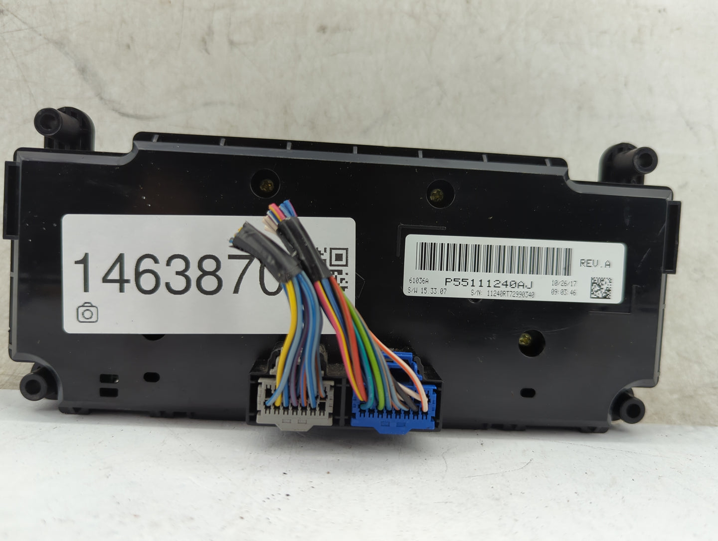 2011 Dodge Caravan Climate Control Module Temperature AC/Heater Replacement P/N:P55111240AJ P55111240AC Fits OEM Used Auto P