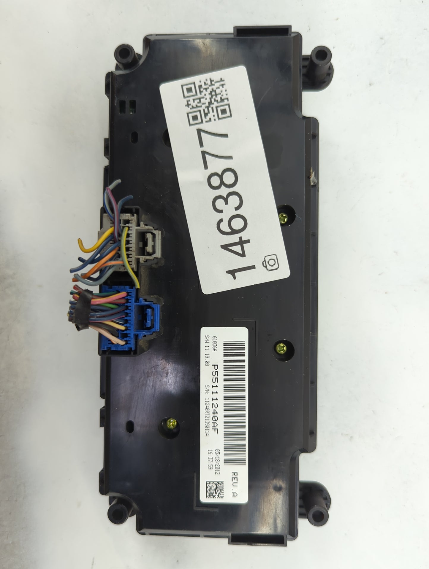 2011 Dodge Caravan Climate Control Module Temperature AC/Heater Replacement P/N:P55111240AJ P55111240AC Fits OEM Used Auto P