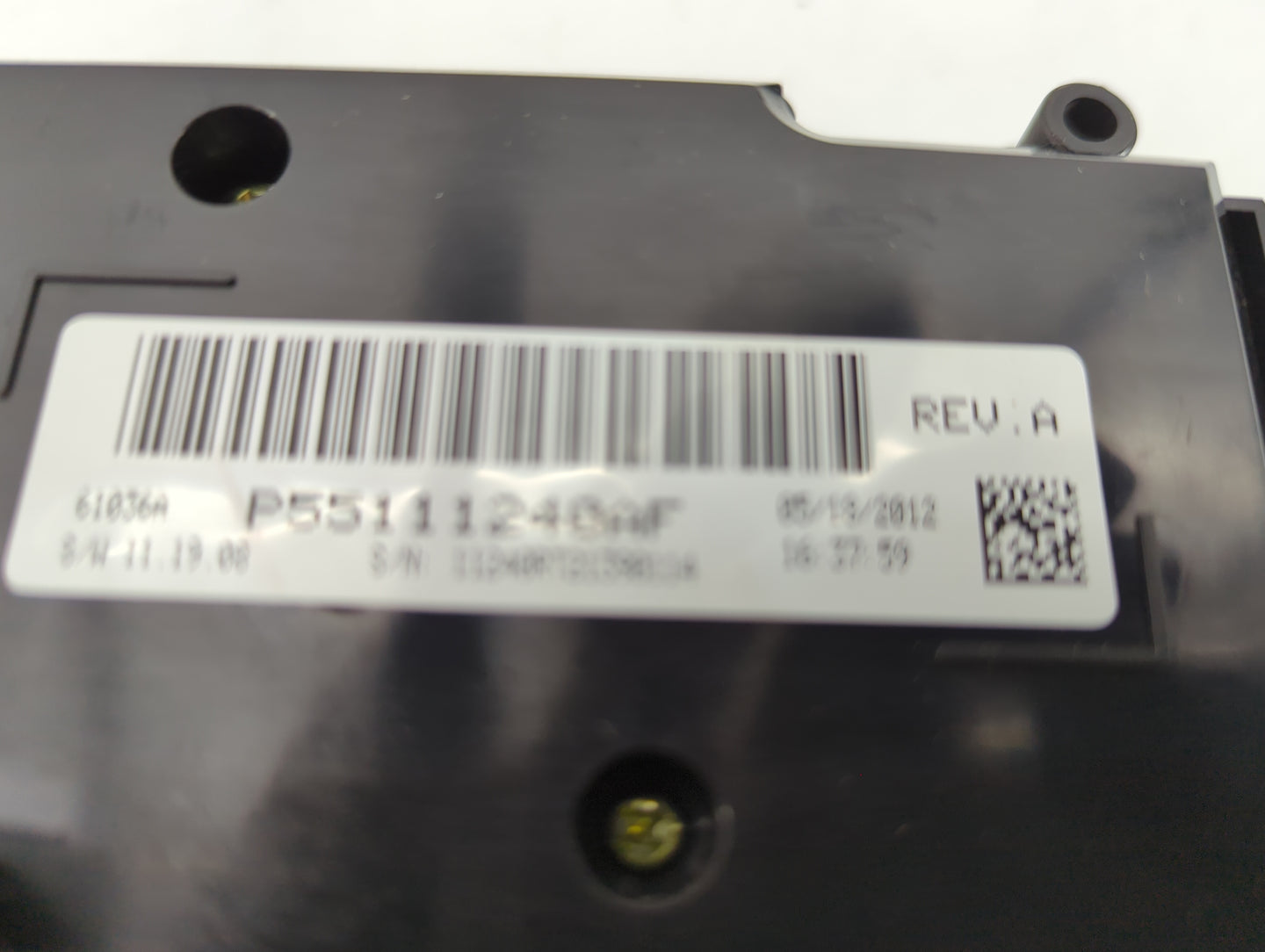2011 Dodge Caravan Climate Control Module Temperature AC/Heater Replacement P/N:P55111240AJ P55111240AC Fits OEM Used Auto P