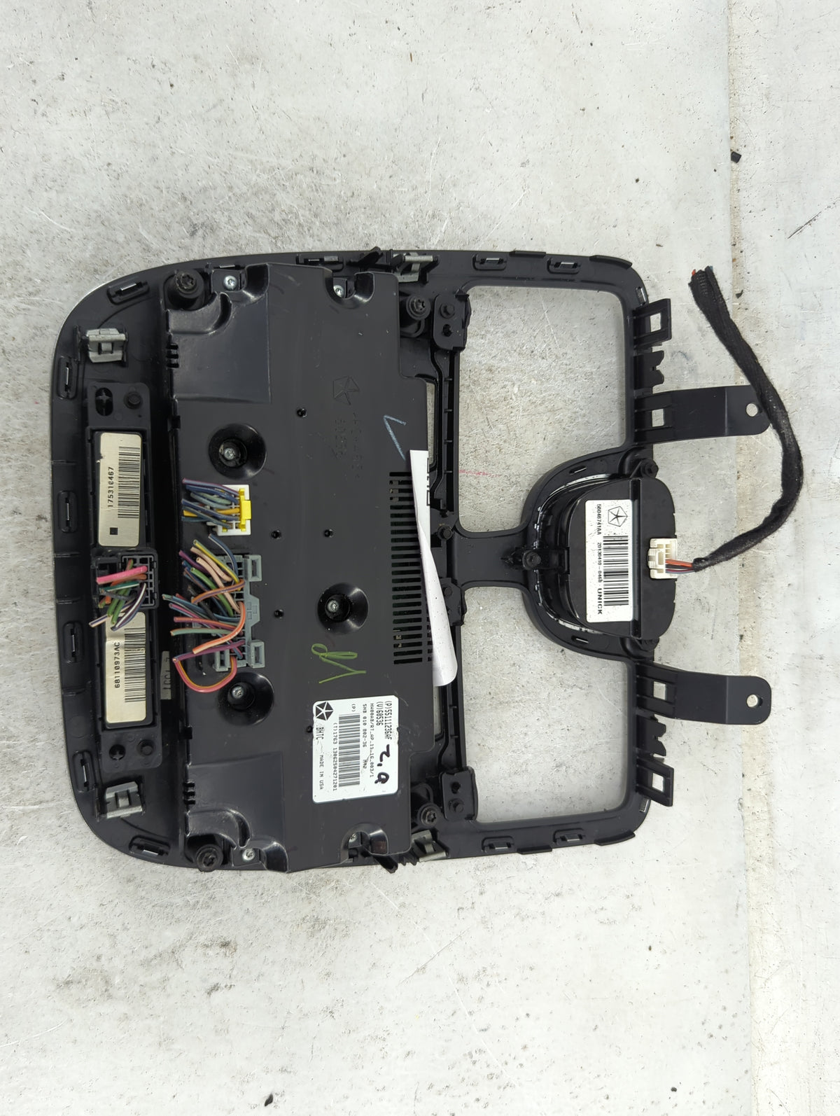 2011 Dodge Caravan Climate Control Module Temperature AC/Heater Replacement P/N:P05091177AH 56046741AA Fits OEM Used Auto Pa