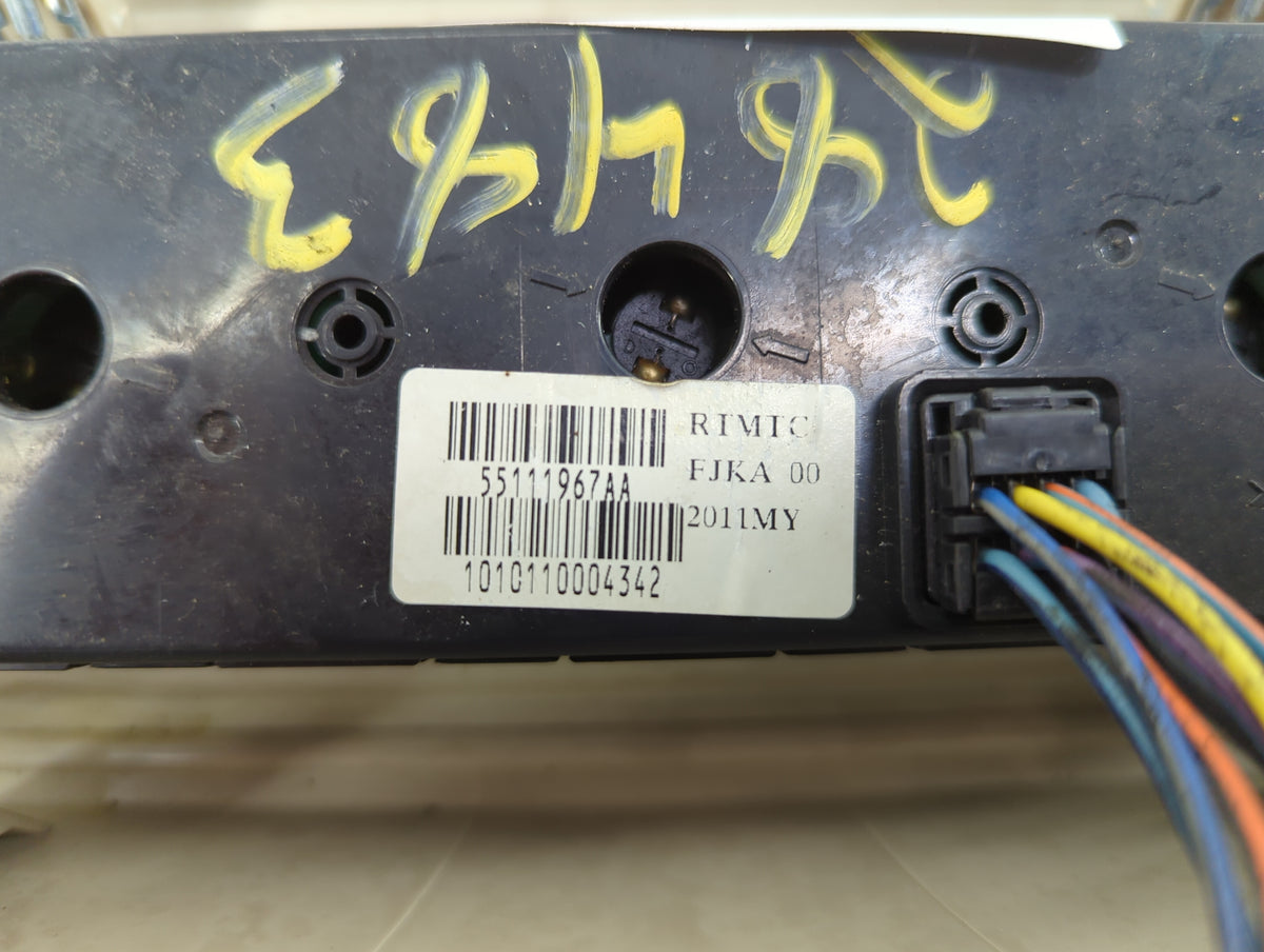 2011 Dodge Caravan Climate Control Module Temperature AC/Heater Replacement P/N:55111967AA Fits OEM Used Auto Parts - Oemuse