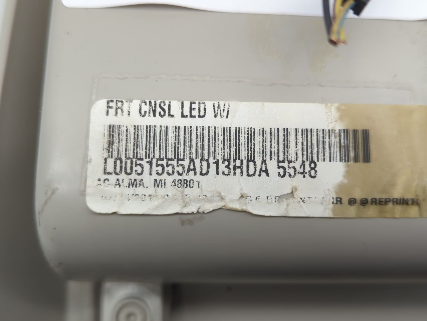 Dodge Caravan Overhead Console W/rear Climate Control - Oemusedautoparts1.com