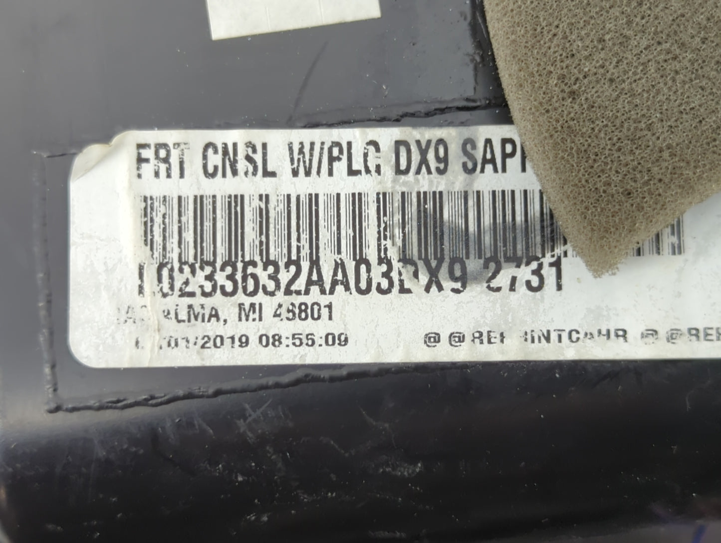 2011 Dodge Caravan Overhead Roof Console - Oemusedautoparts1.com