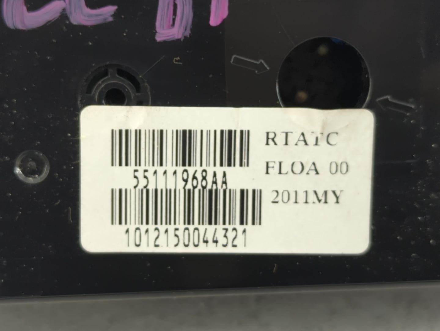 2011 Dodge Caravan Climate Control Module Temperature AC/Heater Replacement P/N:1012150044321 55111968AA Fits Fits 2012 OEM 