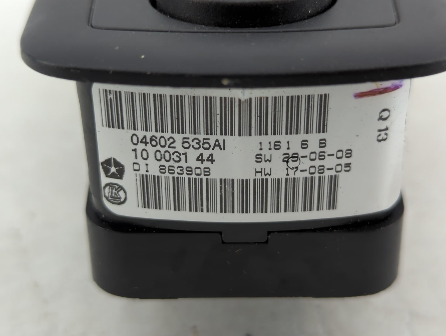 2011 Dodge Caravan Master Power Window Switch Replacement Driver Side Left P/N:10 0031 44 04602 535AI Fits Fits 2008 2009 20