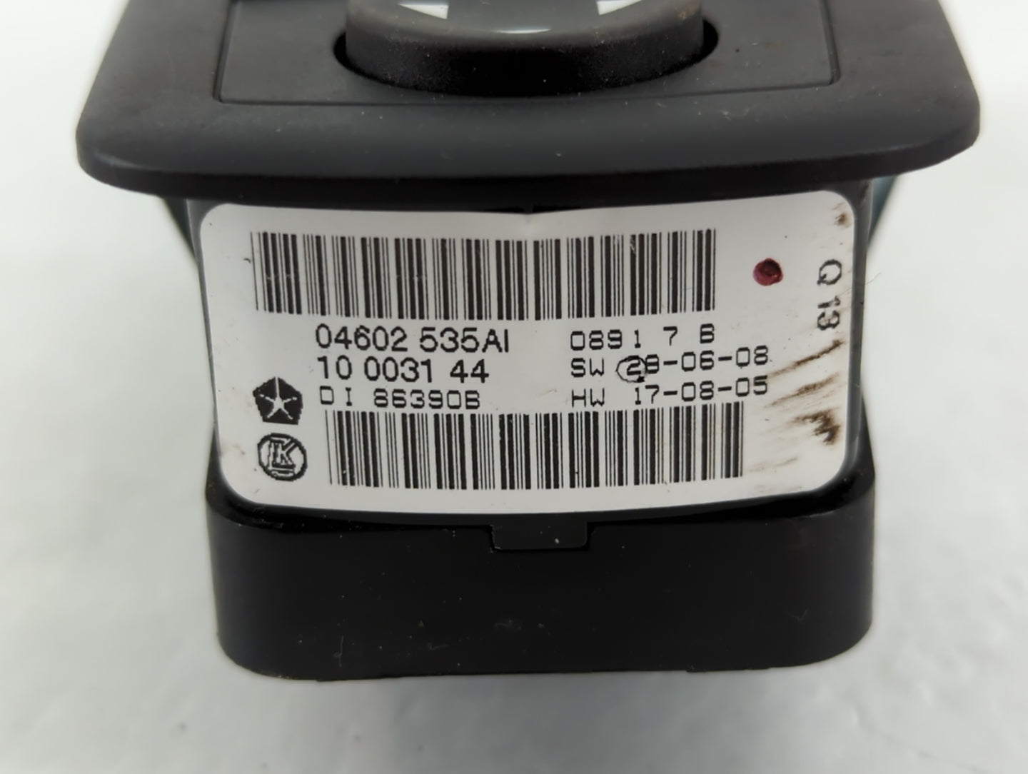 2011 Dodge Caravan Master Power Window Switch Replacement Driver Side Left P/N:04602 535AI Fits Fits 2008 2009 2010 OEM Used