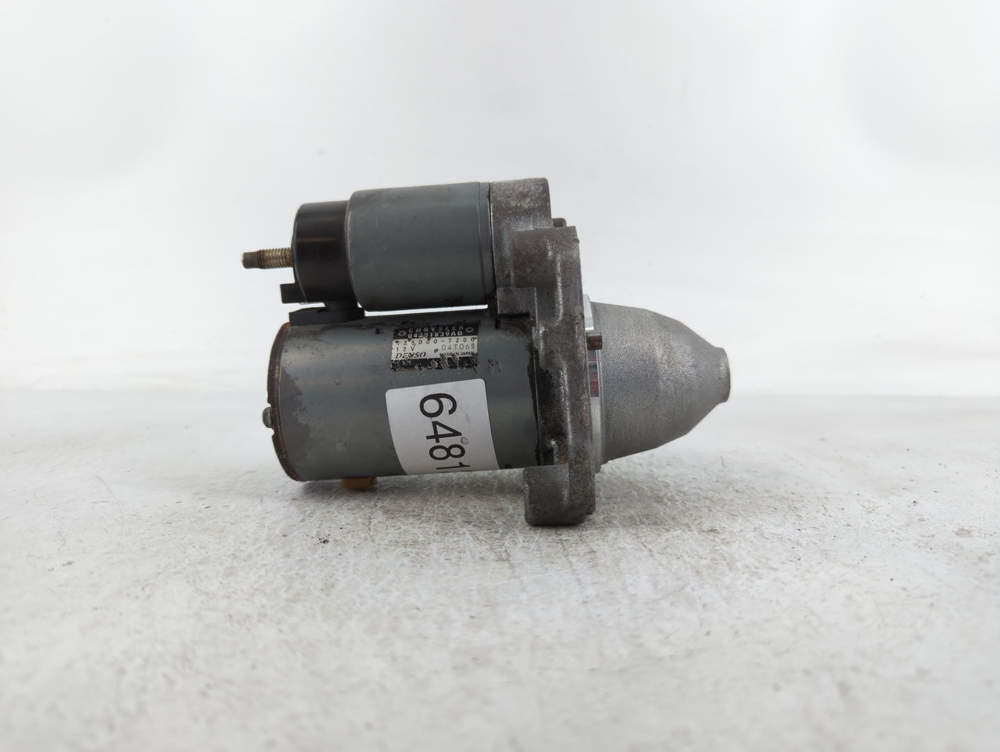 2011 Dodge Caravan Car Starter Motor Solenoid OEM P/N:128000-7200 04001839AB Fits OEM Used Auto Parts - Oemusedautoparts1.co
