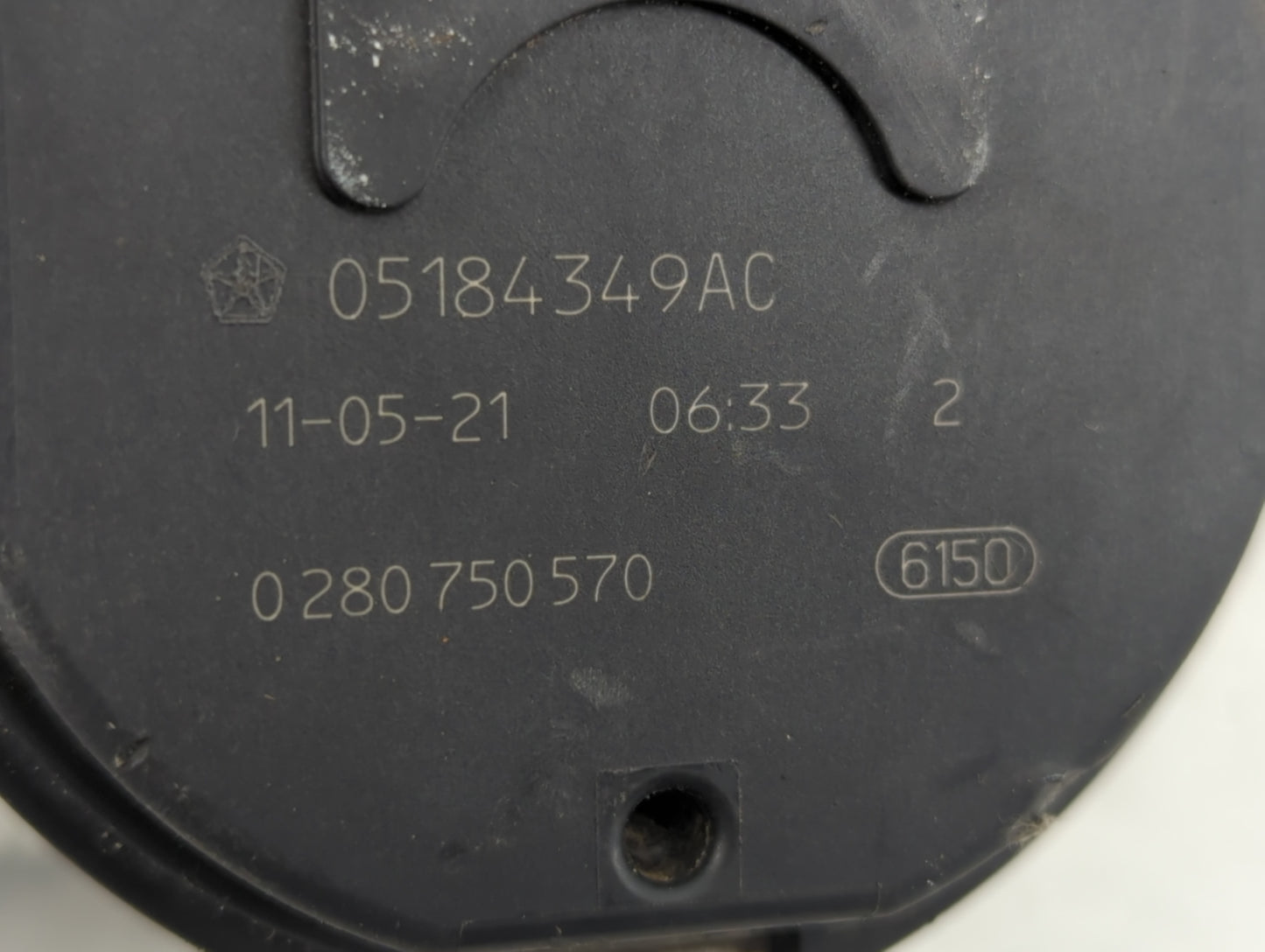 2011 Dodge Caravan Throttle Body P/N:05184 349AC 0 280 750 570 Fits Fits 2012 2013 2014 2015 2016 2017 2018 2019 2020 2021 2