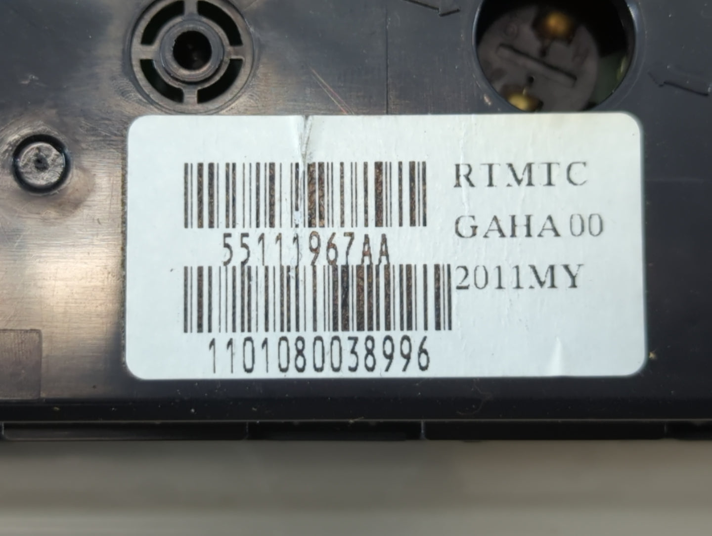 2011 Dodge Caravan Climate Control Module Temperature AC/Heater Replacement P/N:1101080038996 55111967AA Fits OEM Used Auto 