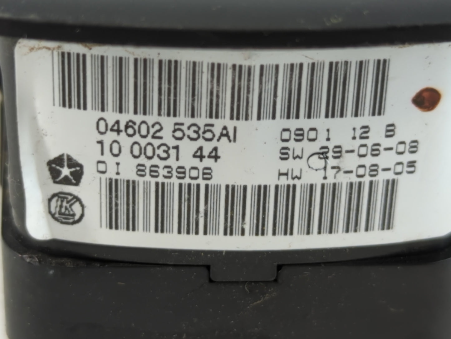 2011 Dodge Caravan Master Power Window Switch Replacement Driver Side Left P/N:04602 535AI Fits Fits 2008 2009 2010 OEM Used