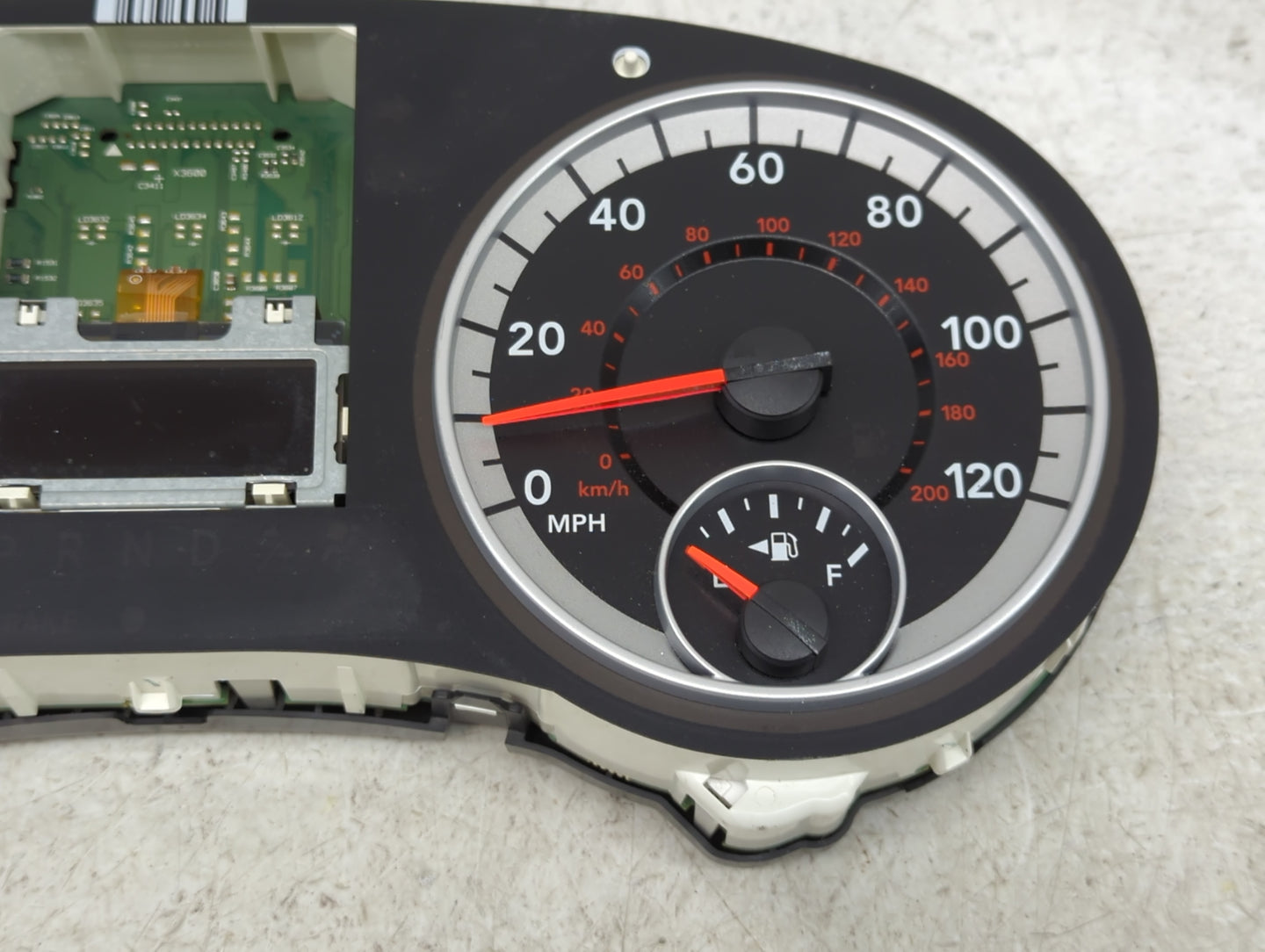 2011 Dodge Caravan Instrument Cluster Speedometer Gauges Miles:183K Fits OEM Used Auto Parts - Oemusedautoparts1.com