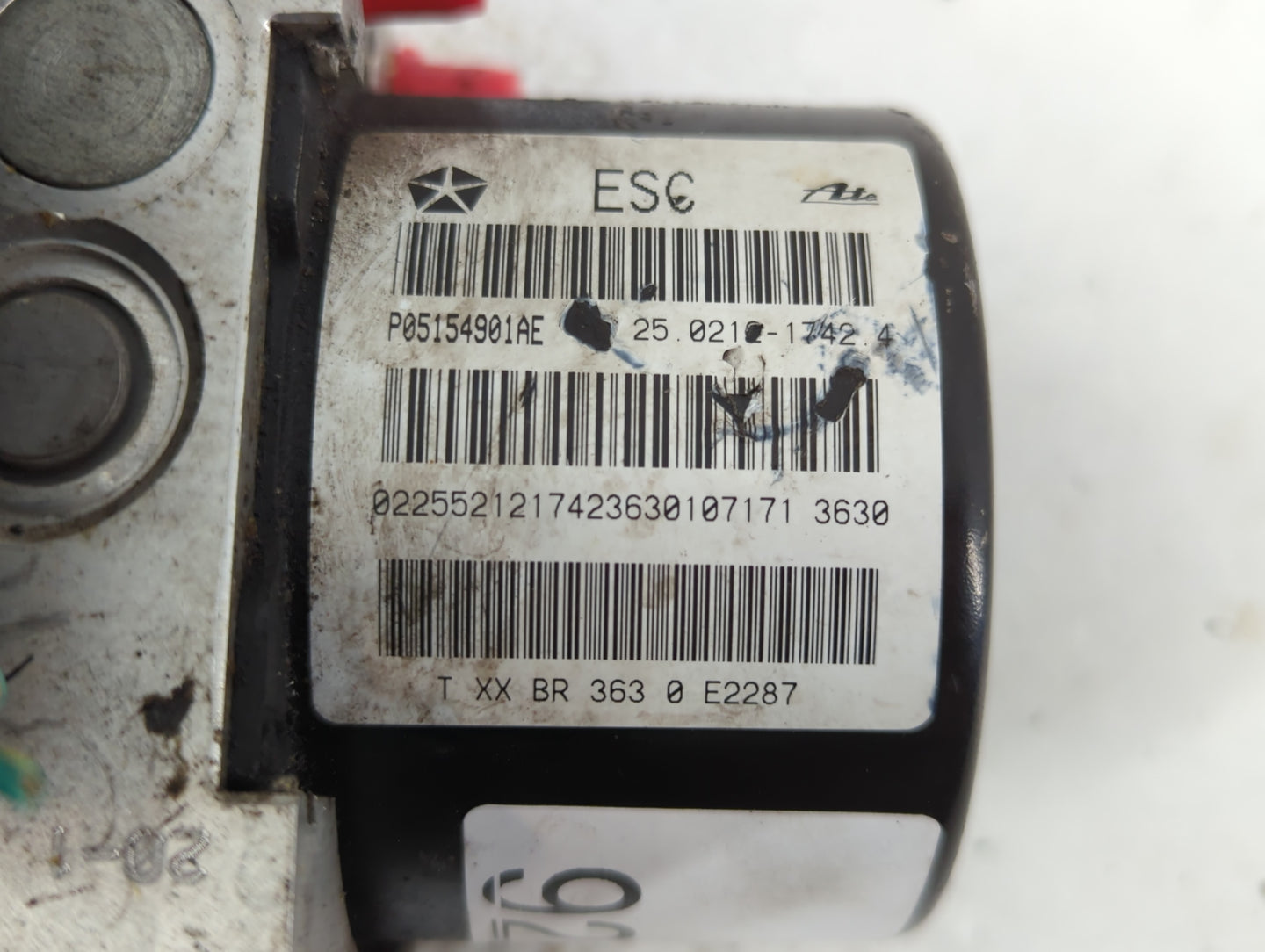 2011 Dodge Caravan ABS Pump Control Module Replacement P/N:P05154901AE Fits OEM Used Auto Parts - Oemusedautoparts1.com