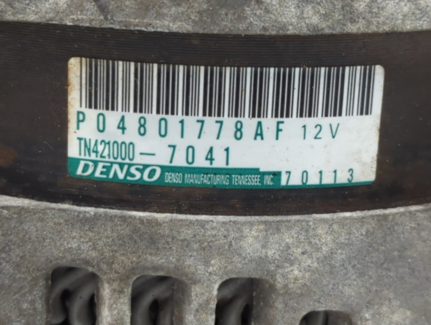 2011-2022 Dodge Challenger Alternator Replacement Generator Charging Assembly Engine OEM P/N:P04801778AF Fits OEM Used Auto 