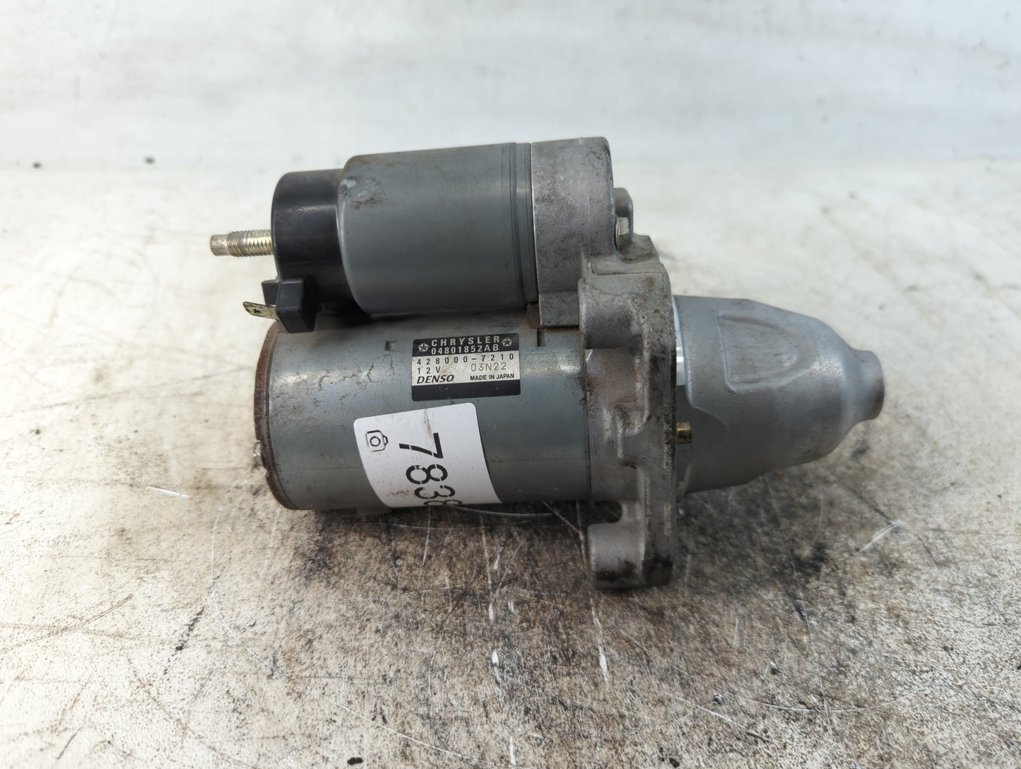 2011-2016 Dodge Challenger Car Starter Motor Solenoid OEM P/N:428000-7210 04801852AB Fits Fits 2011 2012 2013 2014 2015 2016