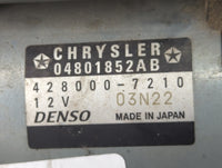 2011-2016 Dodge Challenger Car Starter Motor Solenoid OEM P/N:428000-7210 04801852AB Fits Fits 2011 2012 2013 2014 2015 2016