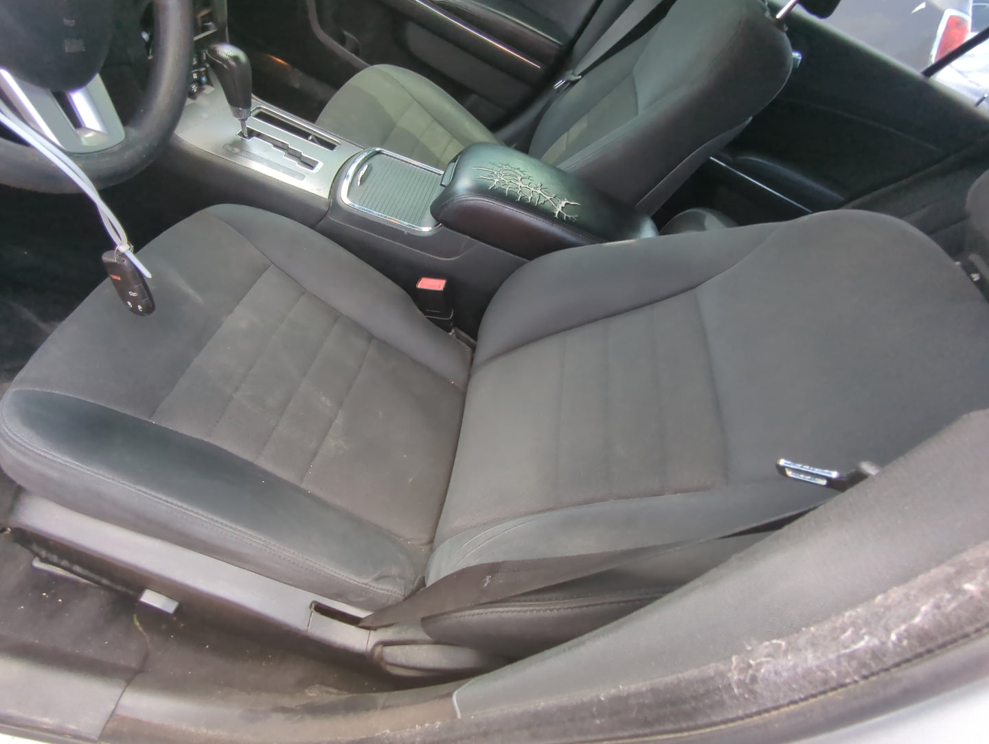 2011-2014 Dodge Charger Driver Front Seat Oem Grey - Oemusedautoparts1.com