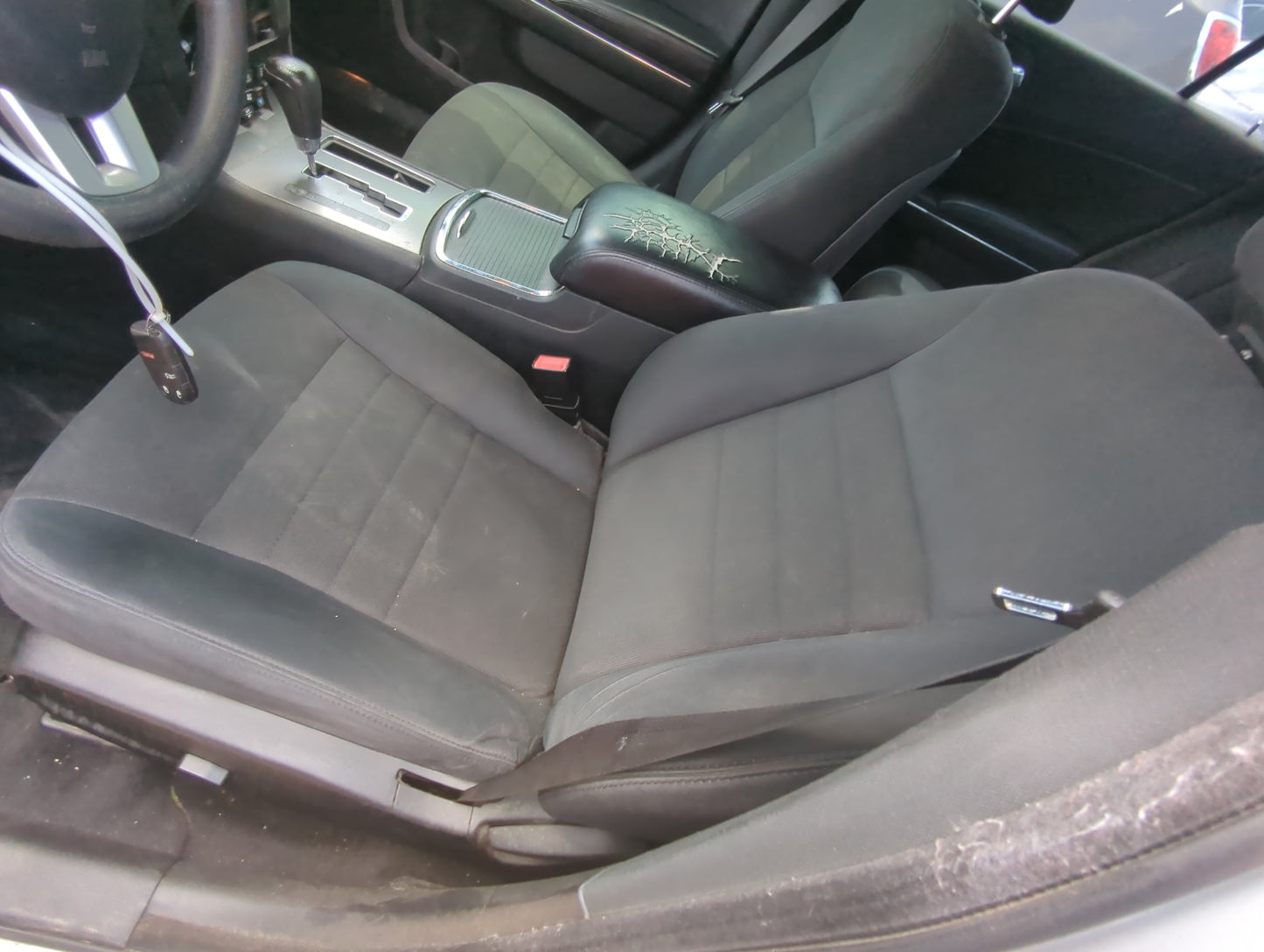 2011-2014 Dodge Charger Driver Front Seat Oem Grey - Oemusedautoparts1.com
