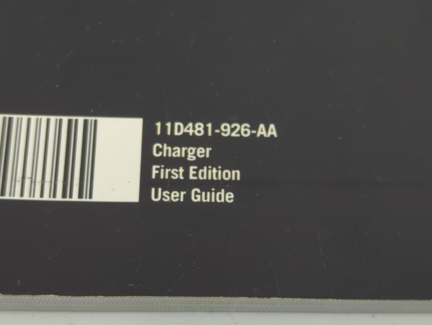 2011 Dodge Charger Owners Manual Book Guide P/N:11D481-926-AA OEM Used Auto Parts - Oemusedautoparts1.com