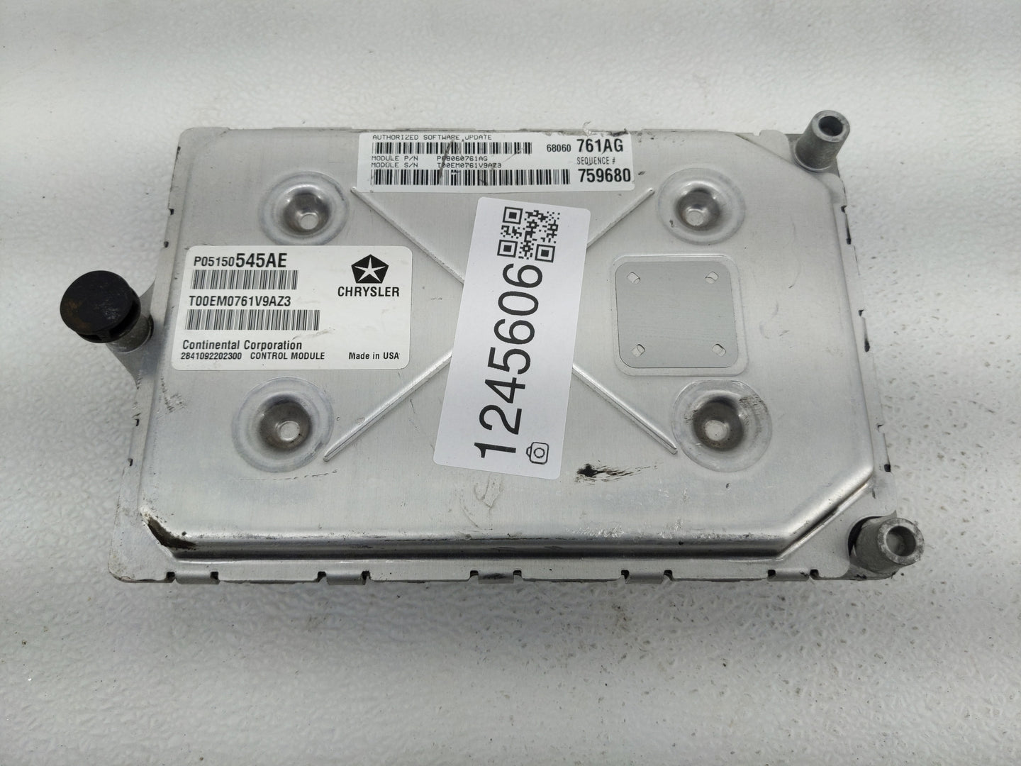 2011 Dodge Charger PCM Engine Control Computer ECU ECM PCU OEM P/N:P05150545AE Fits OEM Used Auto Parts - Oemusedautoparts1.