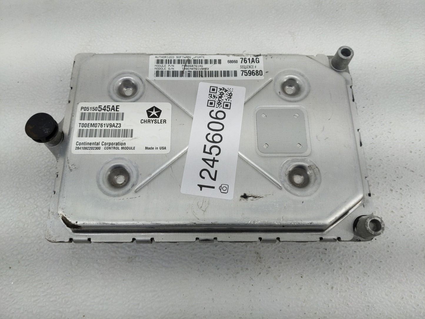 2011 Dodge Charger PCM Engine Control Computer ECU ECM PCU OEM P/N:P05150545AE Fits OEM Used Auto Parts - Oemusedautoparts1.