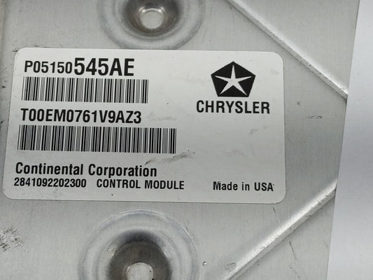 2011 Dodge Charger PCM Engine Control Computer ECU ECM PCU OEM P/N:P05150545AE Fits OEM Used Auto Parts