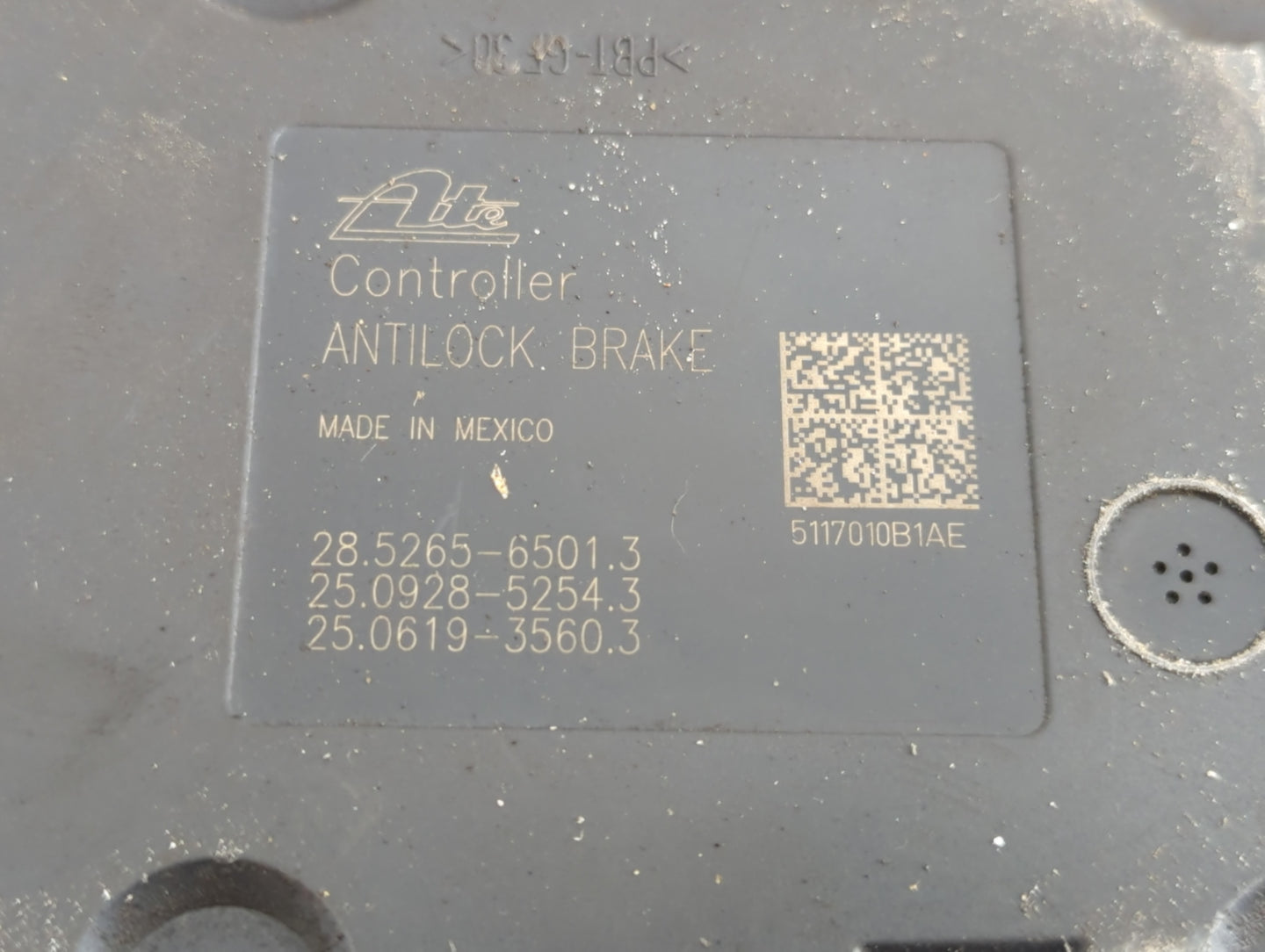 2011-2012 Dodge Charger ABS Pump Control Module Replacement P/N:25.0619-3560.3 25.0928-5254.3, 28.5265-6501.3 Fits Fits 2011