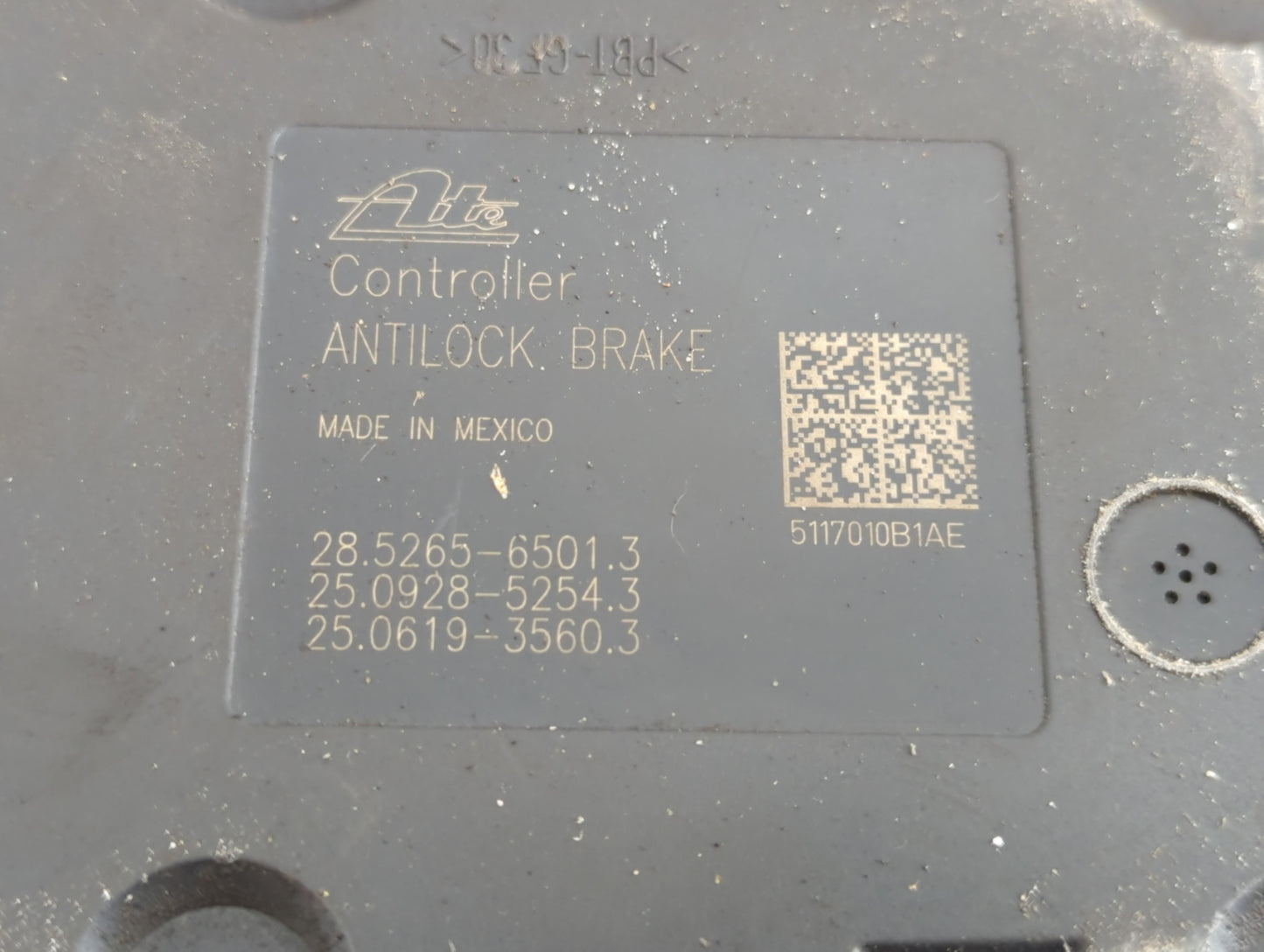 2011-2012 Dodge Charger ABS Pump Control Module Replacement P/N:25.0619-3560.3 25.0928-5254.3, 28.5265-6501.3 Fits Fits 2011