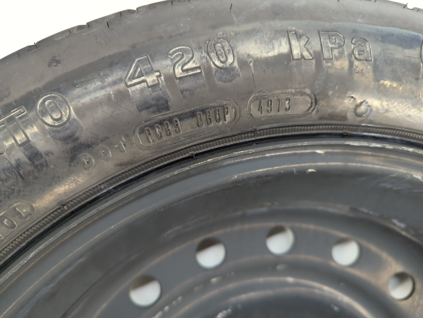 2006-2022 Dodge Charger Spare Donut Tire Wheel Rim Oem - Oemusedautoparts1.com