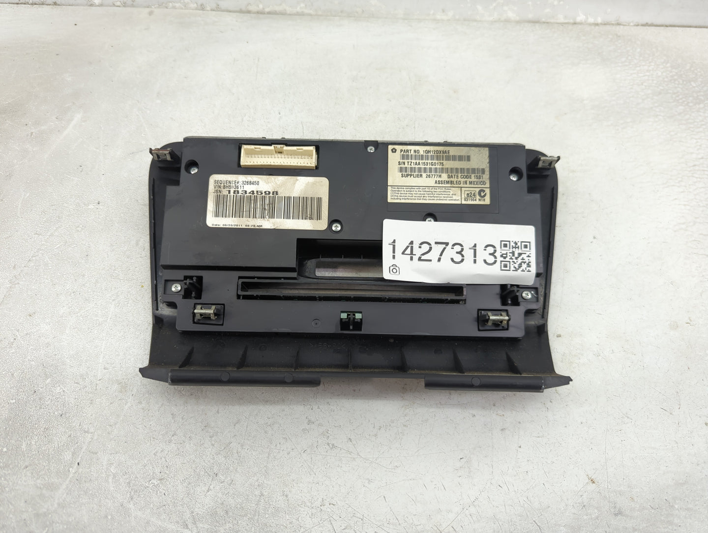 2011-2014 Dodge Charger Climate Control Module Temperature AC/Heater Replacement P/N:1QH12DX9AE Fits Fits 2011 2012 2013 201